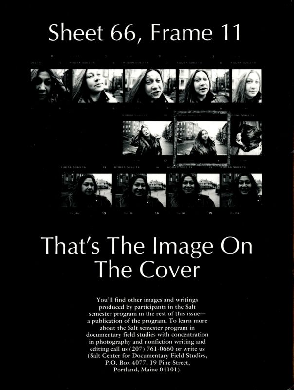 December 1994 Salt Magazine, Inside Front Cover