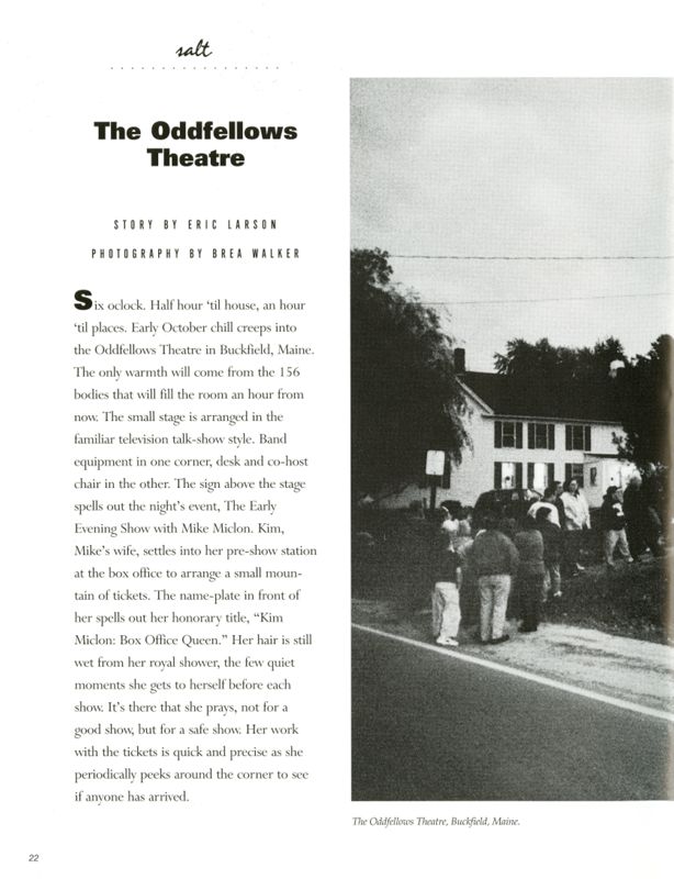 The Odd Fellows Theatre