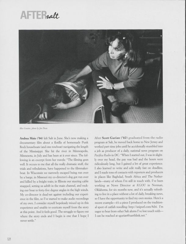 Salt 2004-2005 Magazine, After Salt