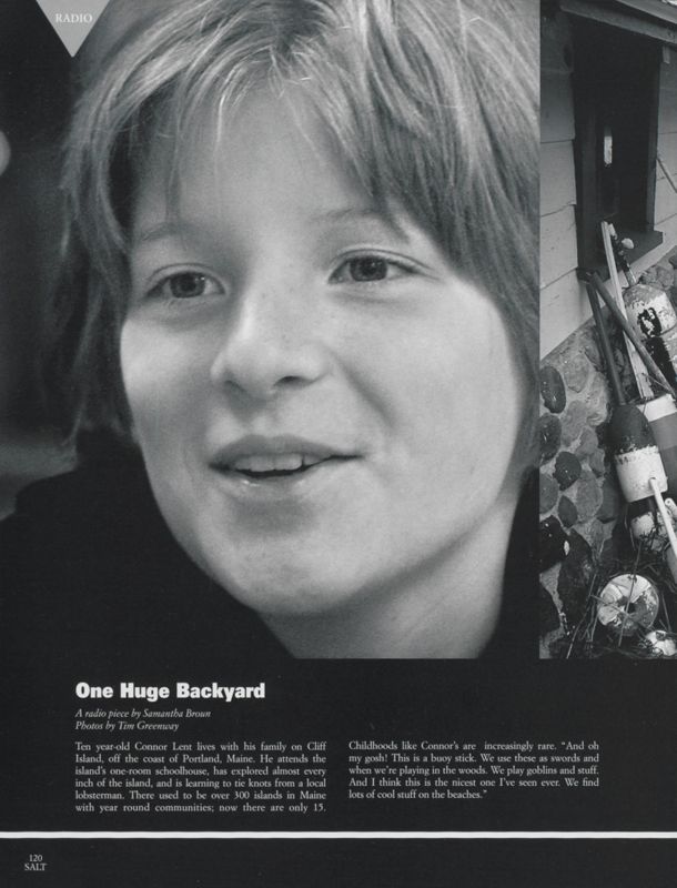 Salt Radio: One Huge Backyard