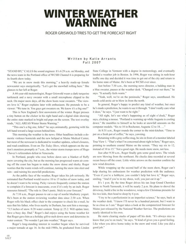 Winter Weather Warning