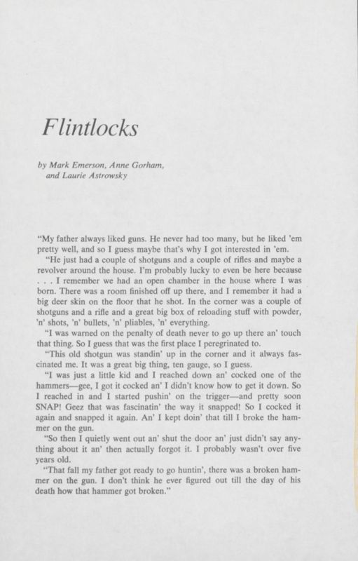 Flintlocks