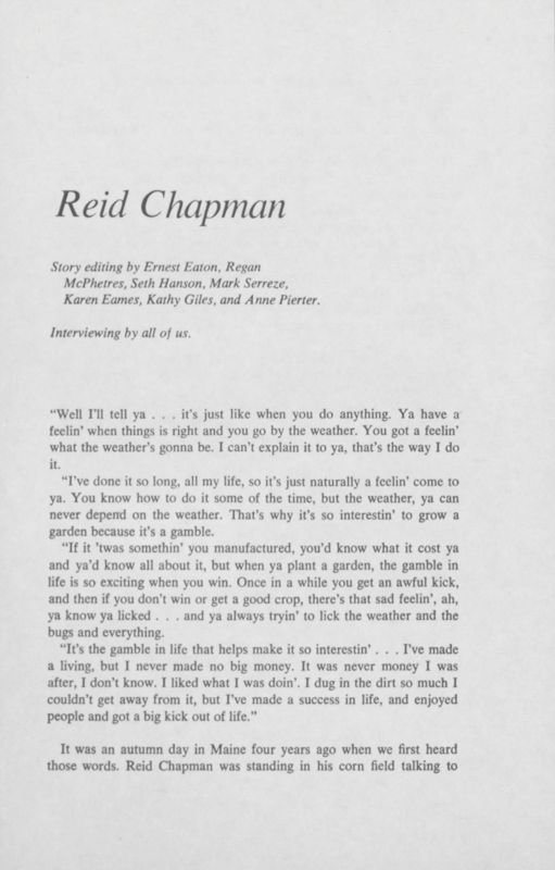 Reid Chapman