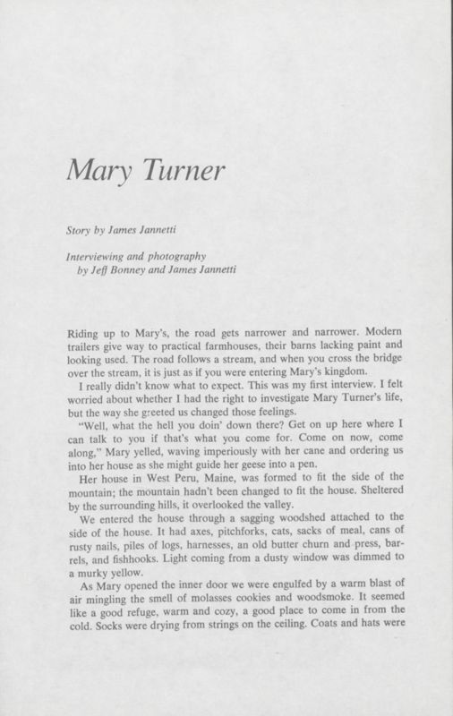 Mary Turner