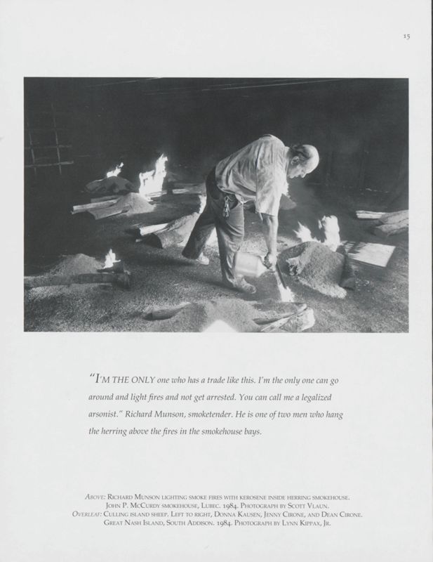 Light Smoke Fires, Lubec, 1984