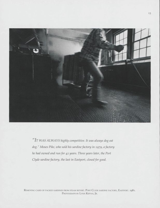 Removing Cases of Sardines, Easport, 1981