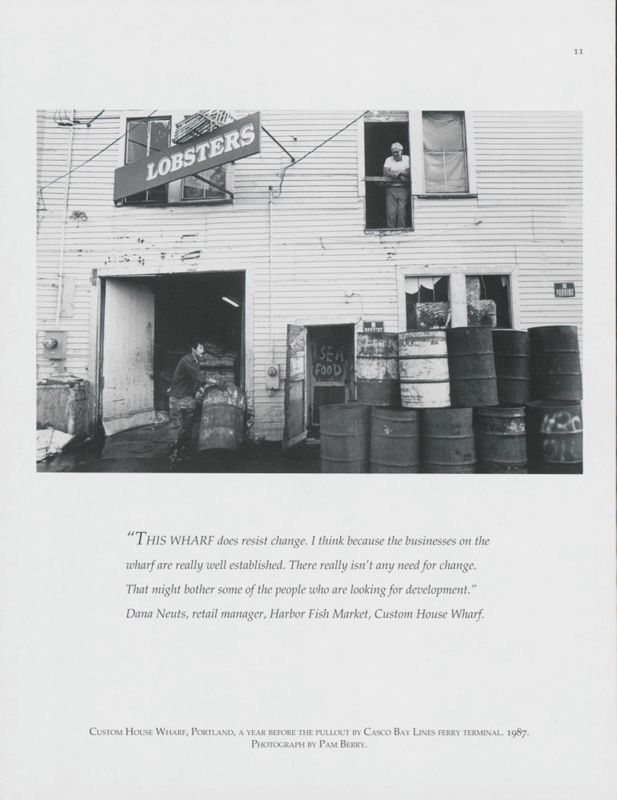 Custom House Wharf, Portland, 1987
