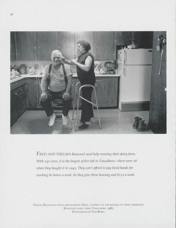 Cutting Hair, Vassalboro, 1987