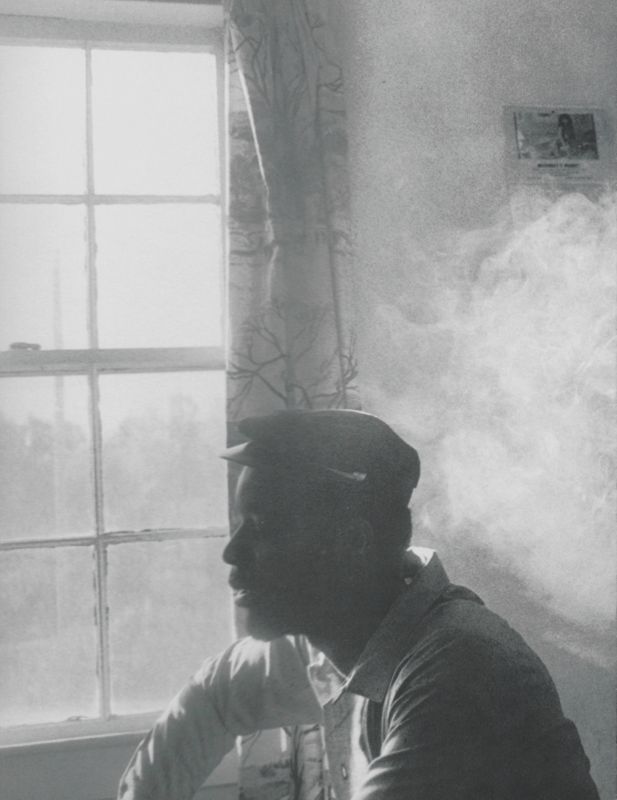 Jamaican Apple Pickers Relaxing, South Bridgton, 1988