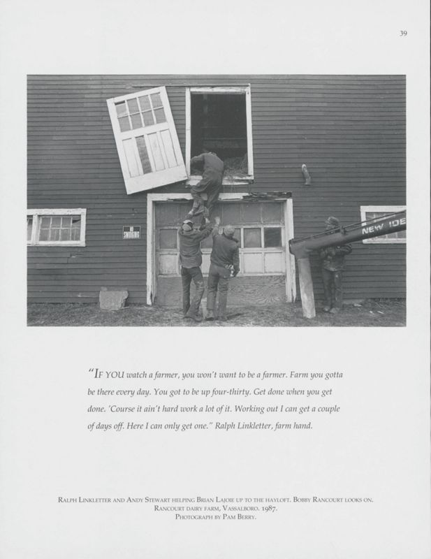 Rancourt Hayloft, Vassalboro, 1987