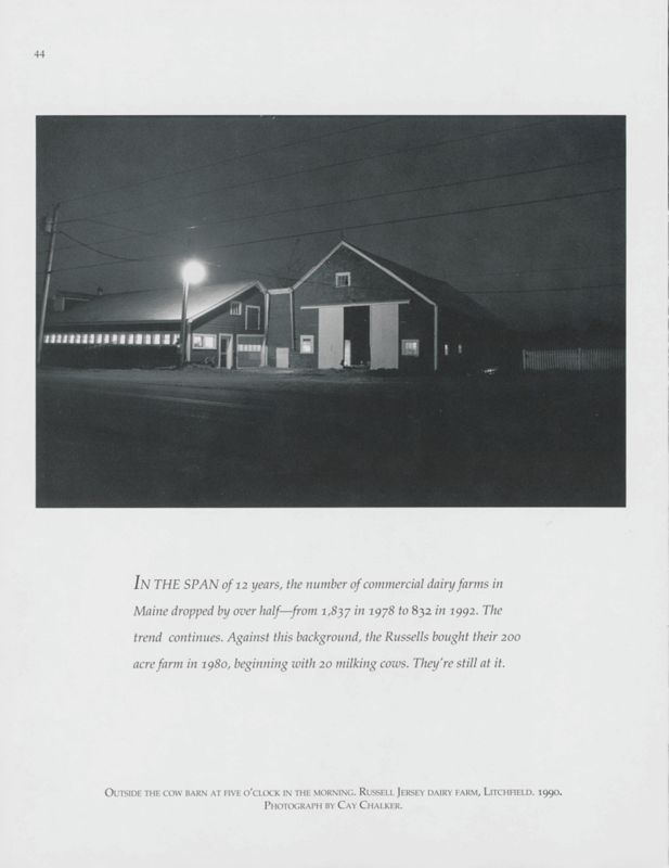 Outside Cow Barn, Litchfield, 1990