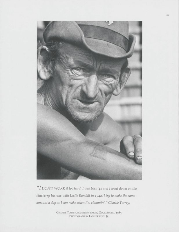 Resting in the Blueberry Barrens, Gouldsboro, 1985