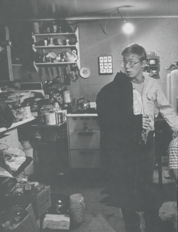 Inside Bubier Family Home, Perry, 1987