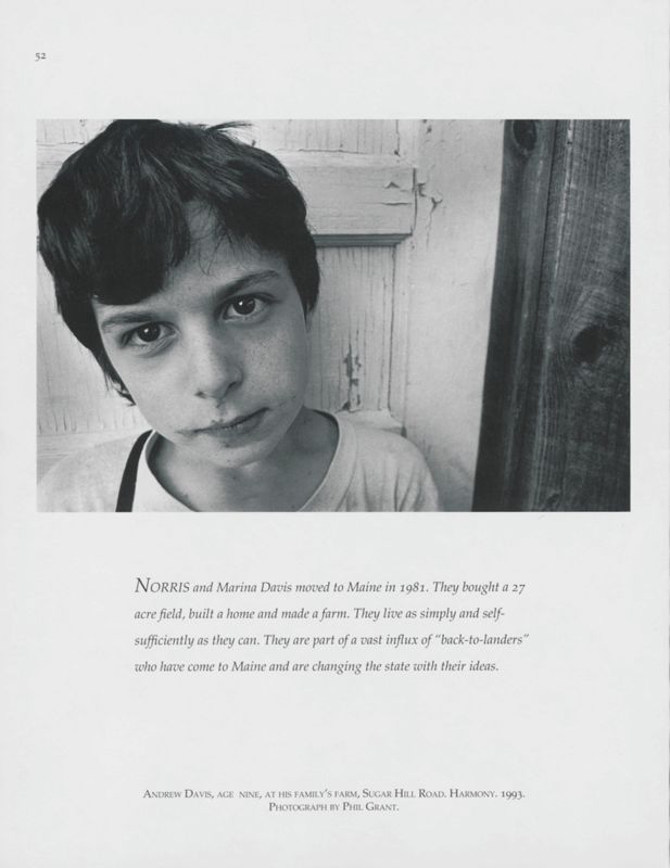 Andrew Davis Outside Family Farm, Harmony, 1933