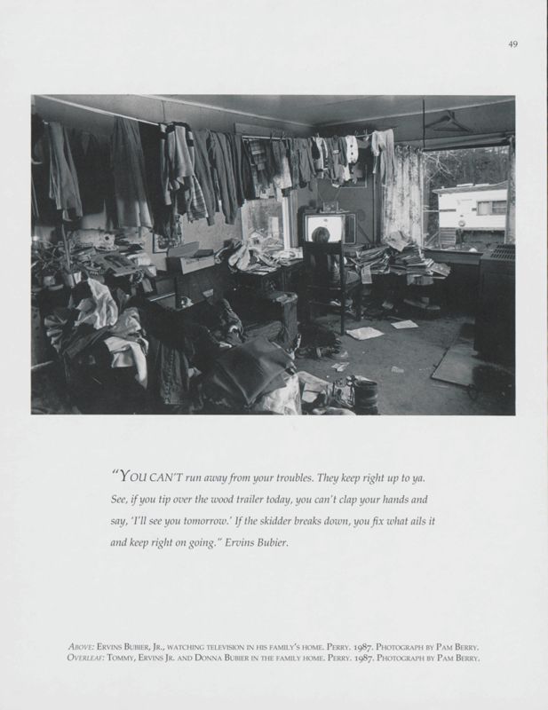 Inside Bubier Living Room, Perry, 1987