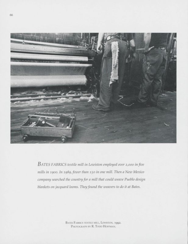 Bate Fabric Textile Mill, Lewiston, 1992