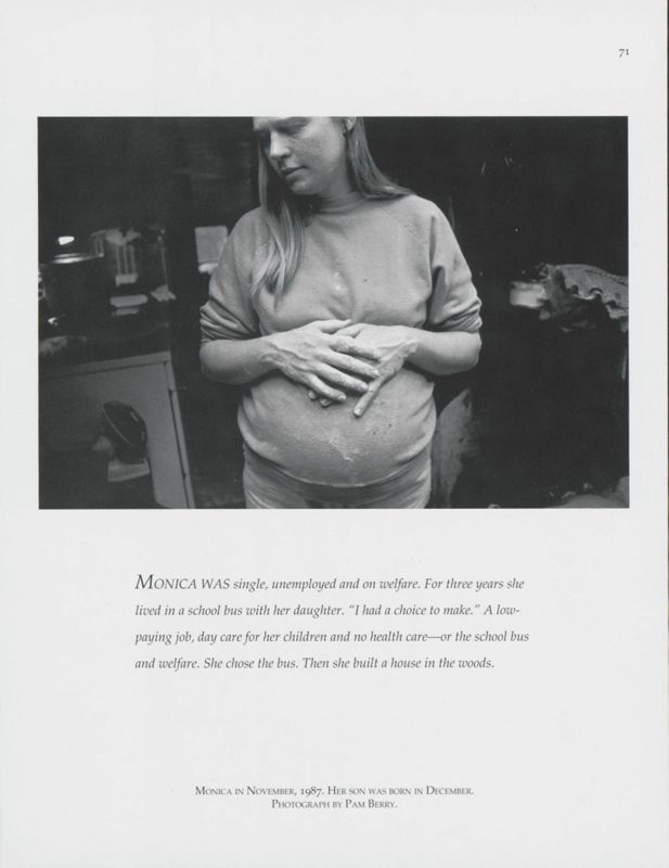 Unemployed Mother, Woodstock, 1987