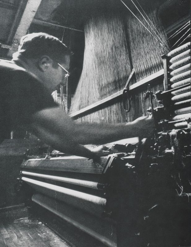 Tending a Jacquard Loom, Lewiston, 1992