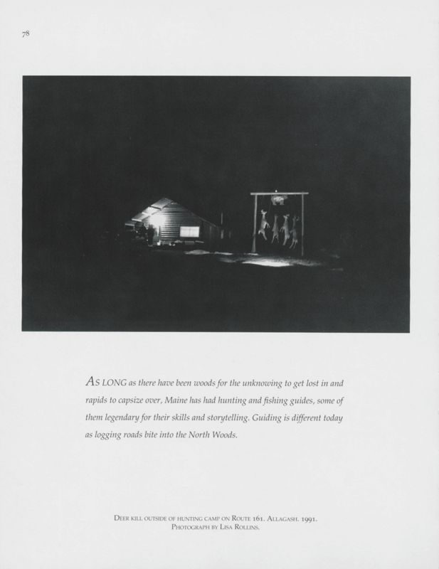 Deer Kill Outside Hunting Camp, Allagash, 1991