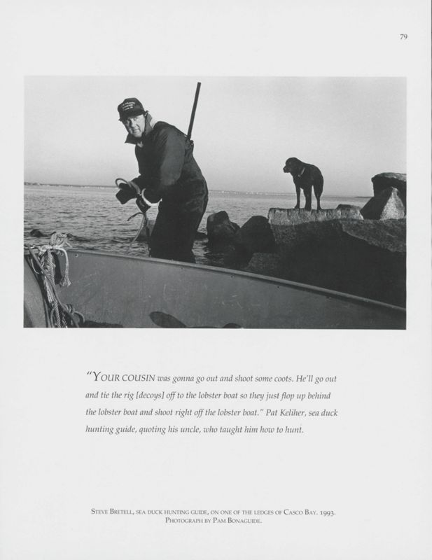 Sea Duck Hunter, Casco Bay, 1993