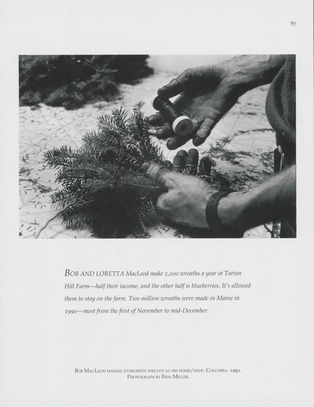 Making Evergreen Wreaths at Home, Columbia, 1991