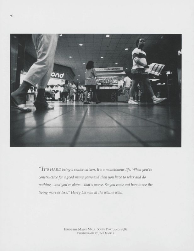 Inside the Maine Mall, South Portland, 1988