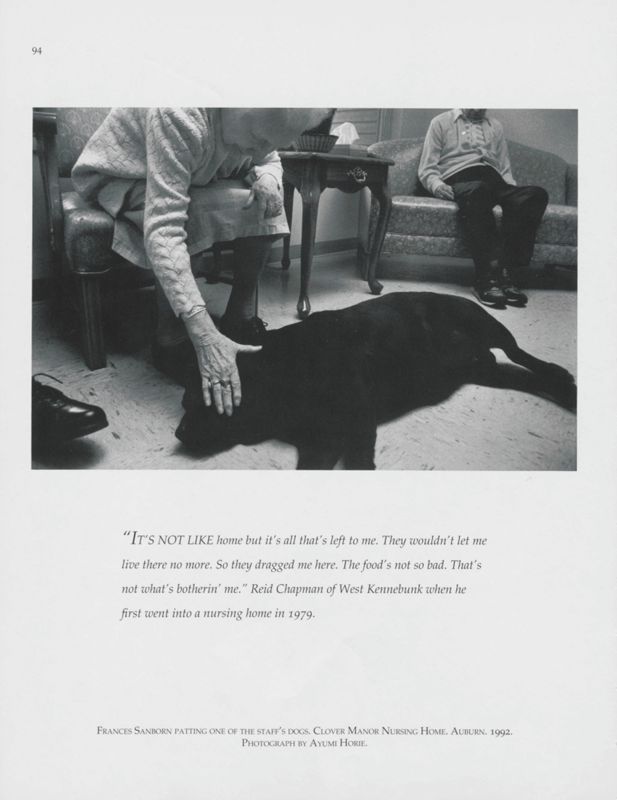Nursing Home Dog, Auburn, 1992