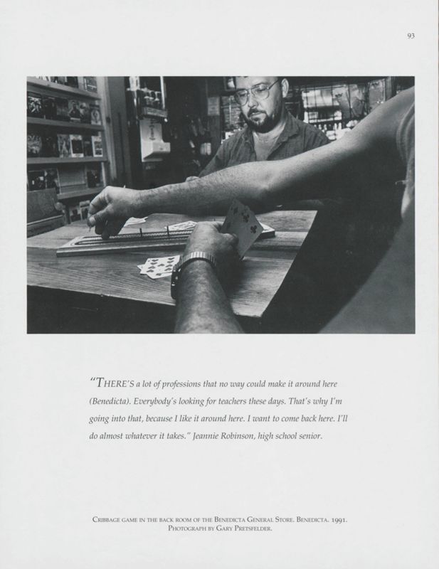 Back Room Cribbage, Benedicta, 1991