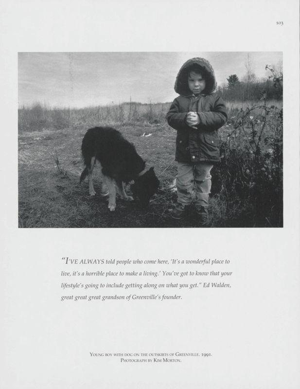 Young Boy with Dog, Greenville, 1991