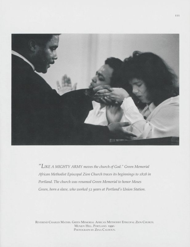 Green Memorial African Methodist Episcopal Zion Church, Portland, 1990