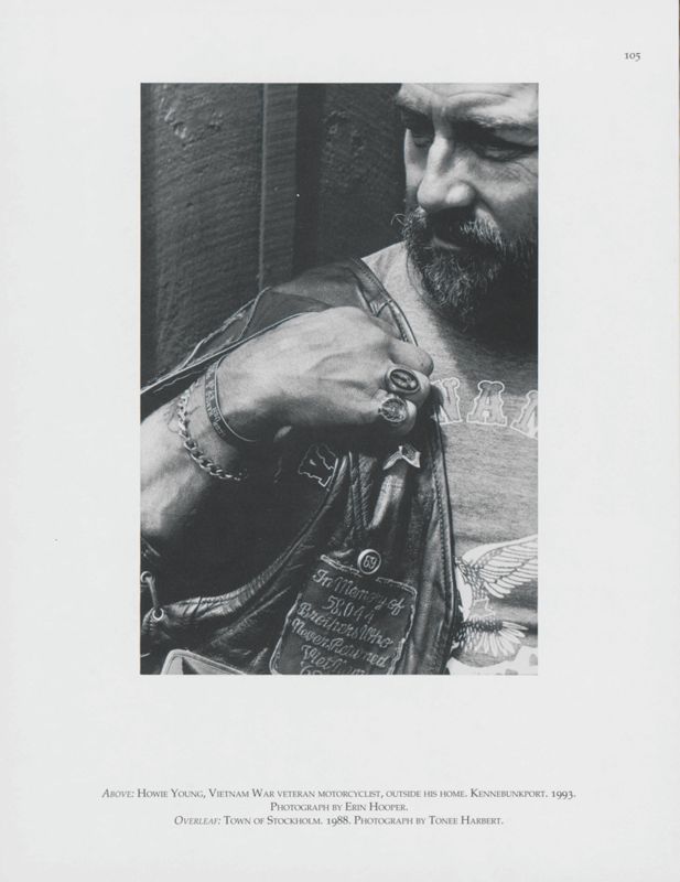 Vietnam War Veteran Motorcyclist, Kennebunkport, 1993