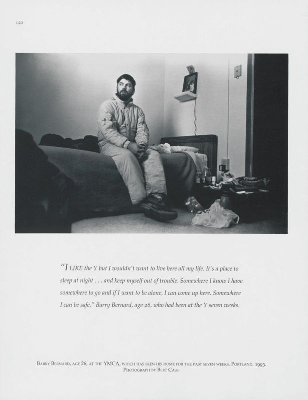 Living at the YMCA, Portland, 1993