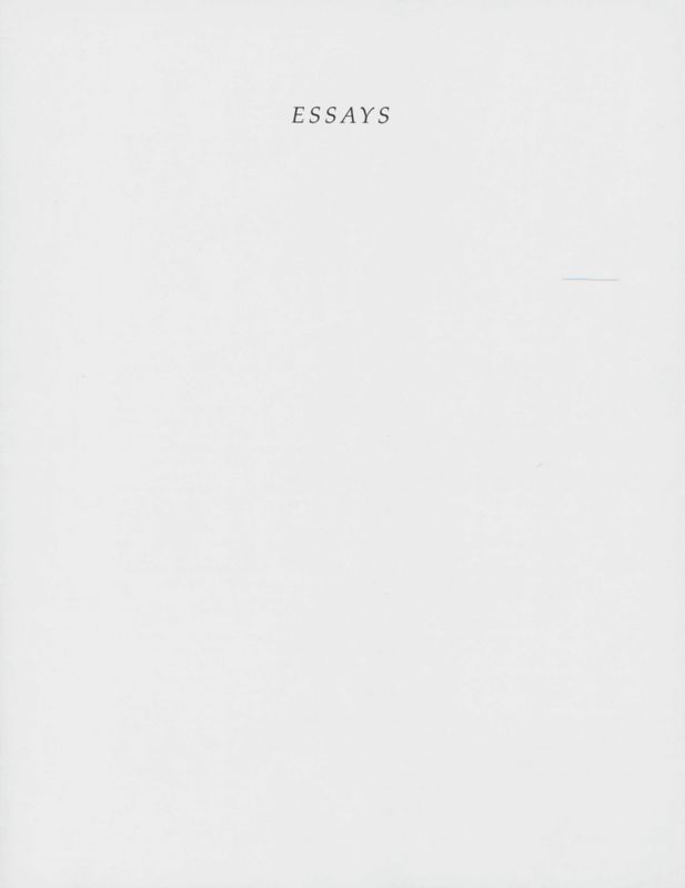 Essays