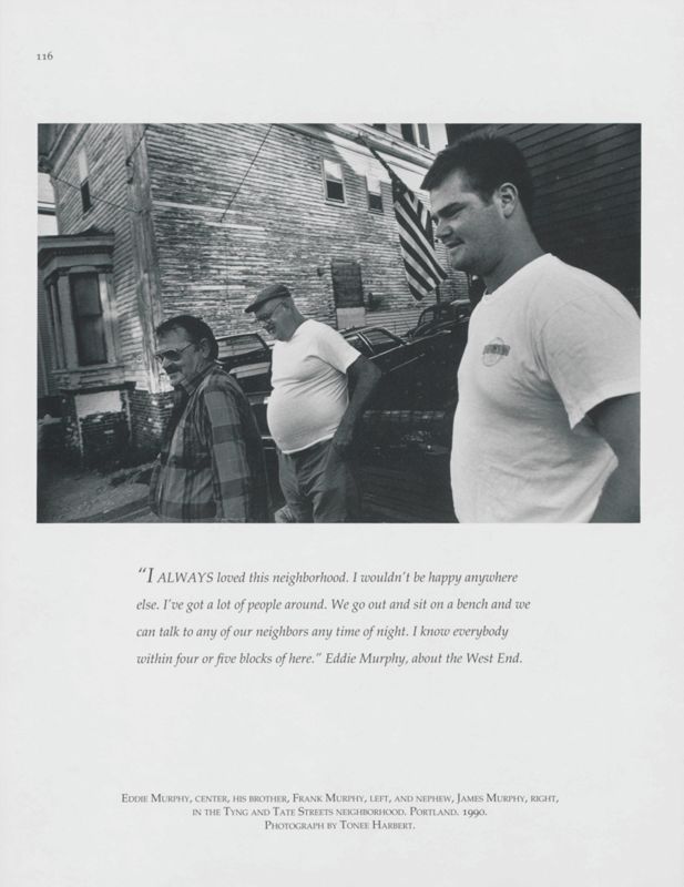 Murphy Family in the Tyng and Tate Streets Neighborhood, Portland, 1990