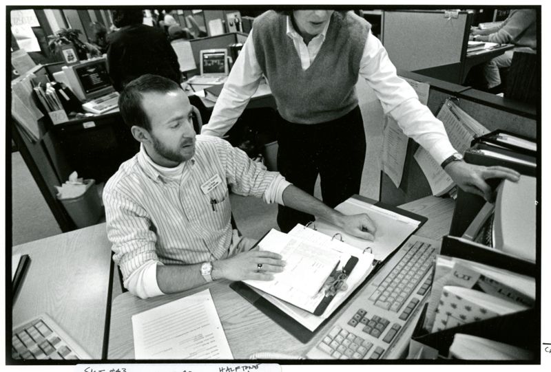 Tale of 2 Workplaces - Bates Mill, L.L. Bean Telemarketing Photographs