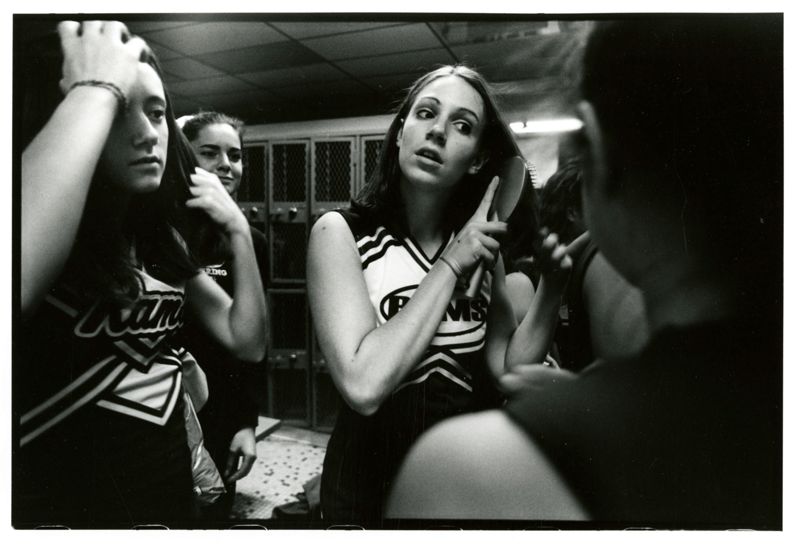 Clean, Tight, High: Deering High Cheerleaders