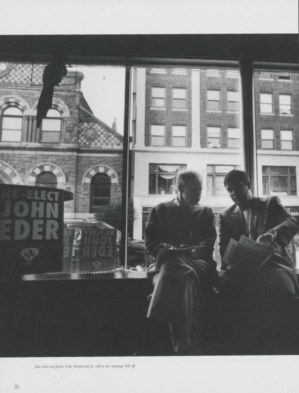 It's Not Easy Being Green: Representative John Eder's Campaign for Re-Election