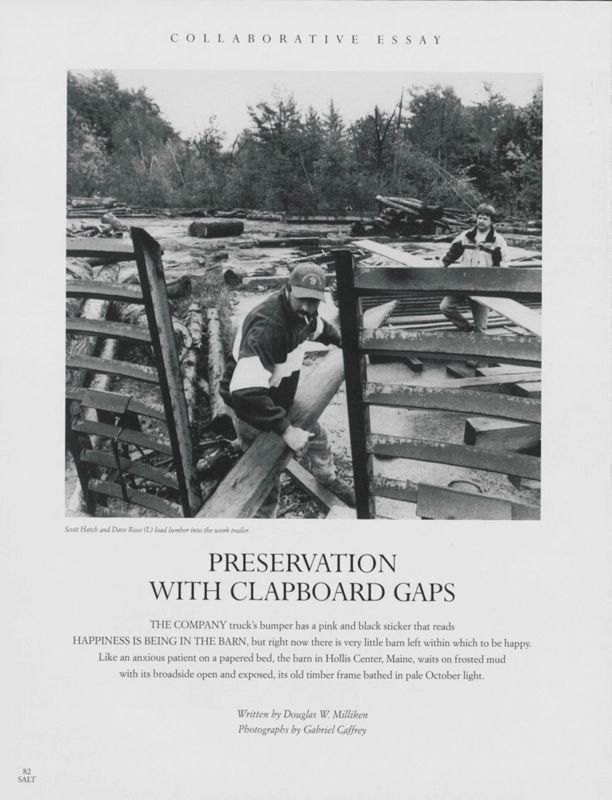 Preservation With Clapboard Gaps