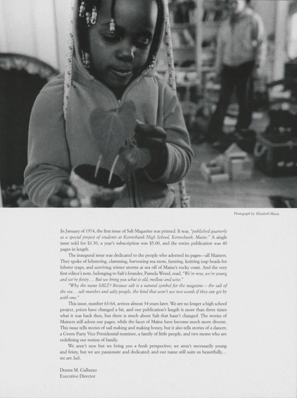 Salt 2006-2007 Magazine, Inside Back Cover