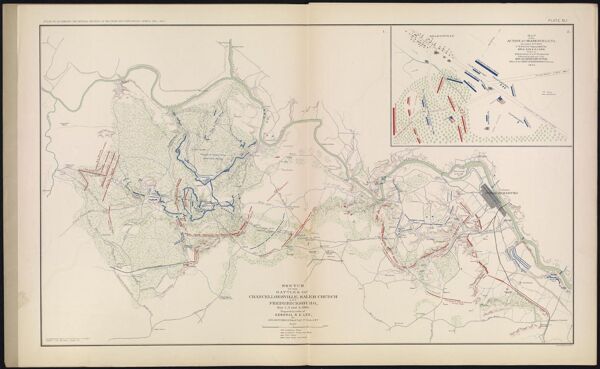Sketch of the battles of Chancellorsville, Salem Church and Fredericksburg, May 2, 3 and 4, 1863.