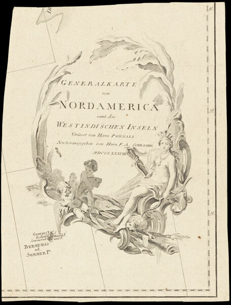 General Karte von Nordamerica samt den Westindischen Inseln