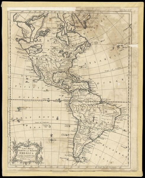A New Map of North and South America from the best Authorities and Astron. Observat.