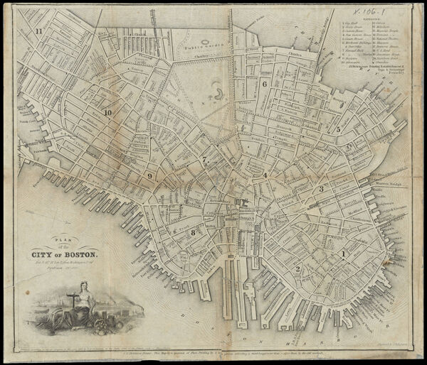 Plan of the City of Boston