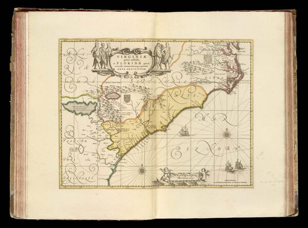 Virginiae partis australis, et Floridae partis orientalis, interjacentiumque regionum nova descriptio.