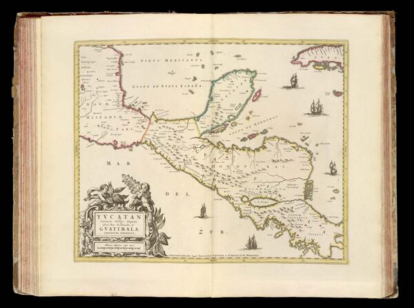 Yucatan Conventus juridici Hispaniae noca pars occidentalis et Guatimala conventus juridicus.