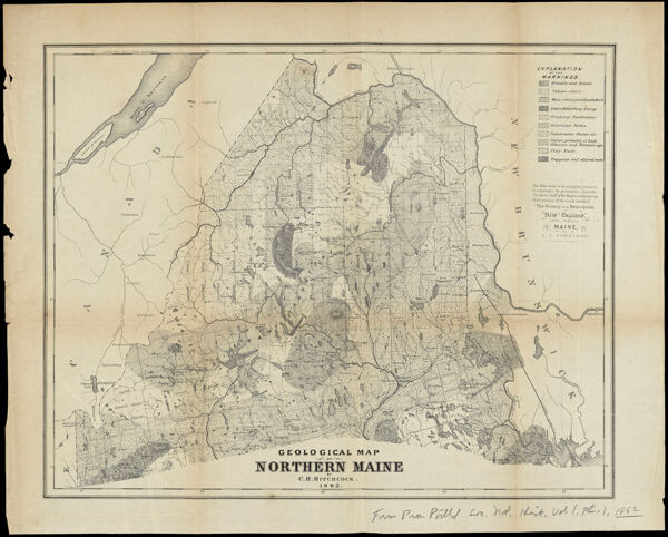 Geological Map of Northern Maine