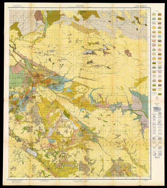 Soil Map California: Reconnoissance Survey, Central Southern Area, Eastern Sheet