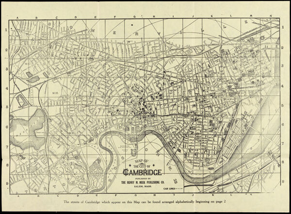 Map of the City of Cambridge