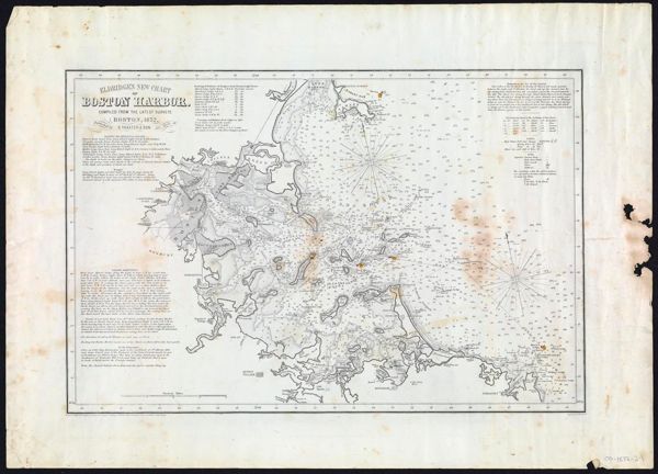 Eldridge's New Chart of Boston Harbor compiled from the latest surveys.