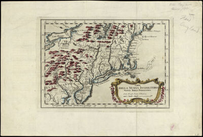 Carta della Nuova Inghilterra, Nuova Iork, e Pensilvania